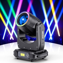 150W Moving Head DJ Lights, 8 Prisms 15 Gobos 13 Colors 16 C